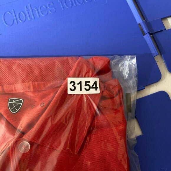 NIKE GOLF Polo Shirt Men's S Red Jimmy V. Celebrity Golf Classic Activewear - Picture 11 of 11